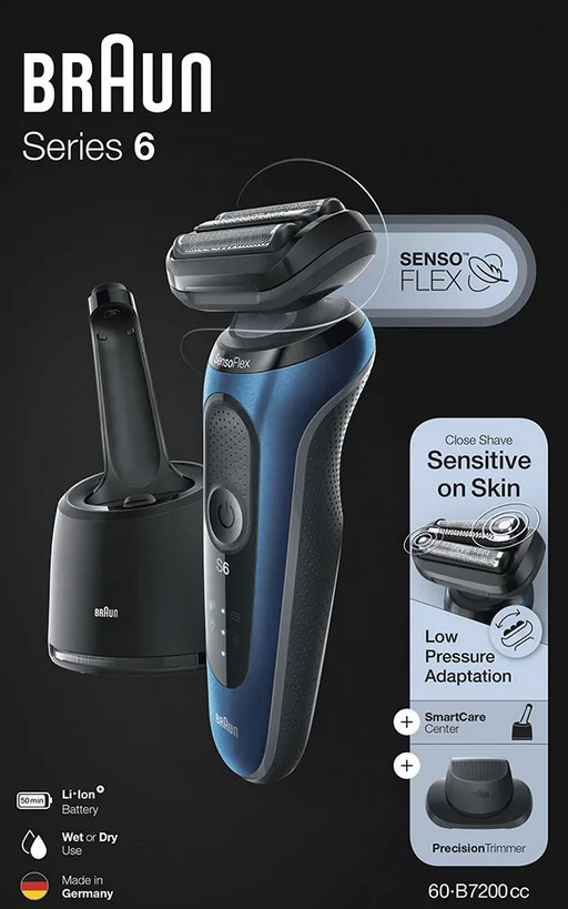 Электробритва мужская Braun Series 6 60-B7200cc Электробритва мужская Braun Series 6 60-B7200cc