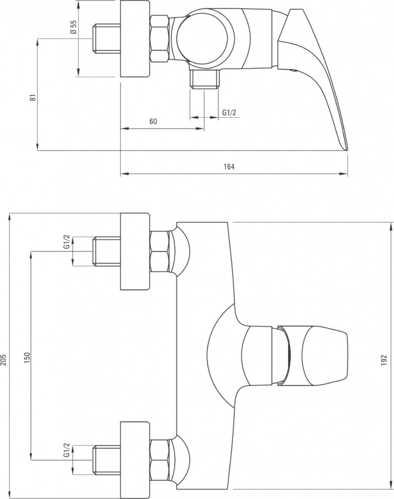 Смеситель Deante Cynia BCY 040M
