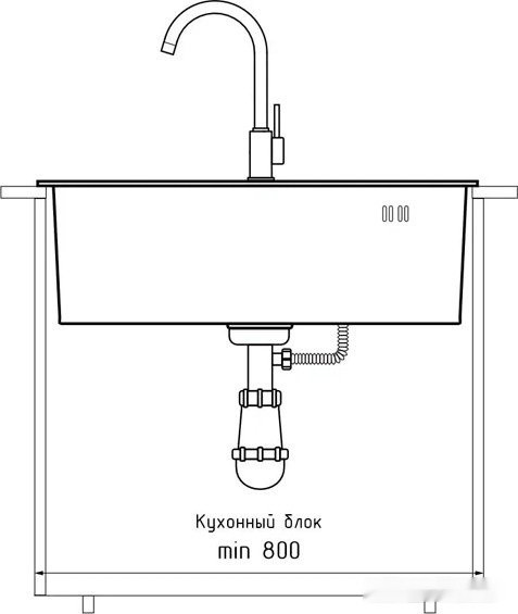 Кухонная мойка GranFest Metal нержавеющая сталь AISI 304 GF-6545 (с сифоном) Кухонная мойка GranFest Metal нержавеющая сталь AISI 304 GF-6545 (с сифоном)