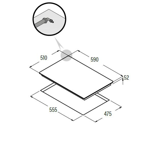 Варочная панель CATA CCI 6031 BK