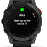Умные часы Garmin Epix Sapphire Gen 2 (черный титан/черный)