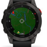 Умные часы Garmin Epix Sapphire Gen 2 (черный титан/черный)