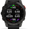 Умные часы Garmin Epix Sapphire Gen 2 (черный титан/черный)