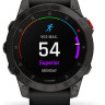 Умные часы Garmin Epix Sapphire Gen 2 (черный титан/черный)