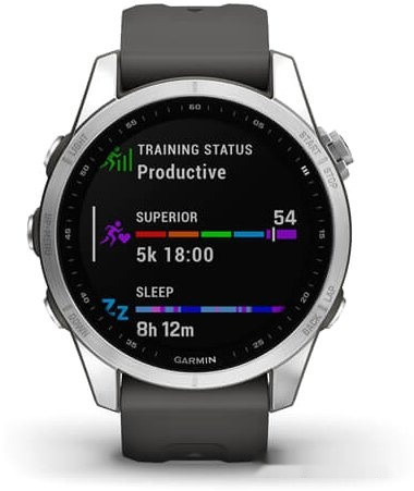 Умные часы Garmin Fenix 7S (серебристый/графитовый) Умные часы Garmin Fenix 7S (серебристый/графитовый)