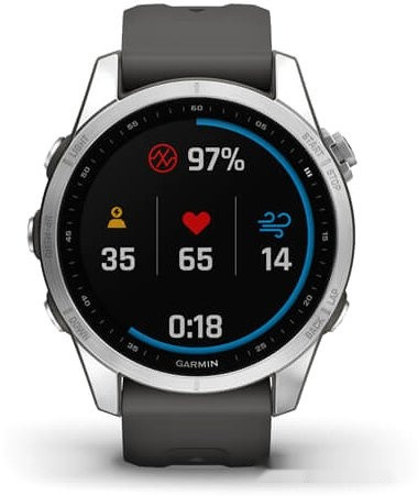 Умные часы Garmin Fenix 7S (серебристый/графитовый) Умные часы Garmin Fenix 7S (серебристый/графитовый)