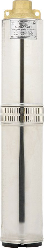 Скважинный насос Водолей БЦПЭ 0,5-63 У