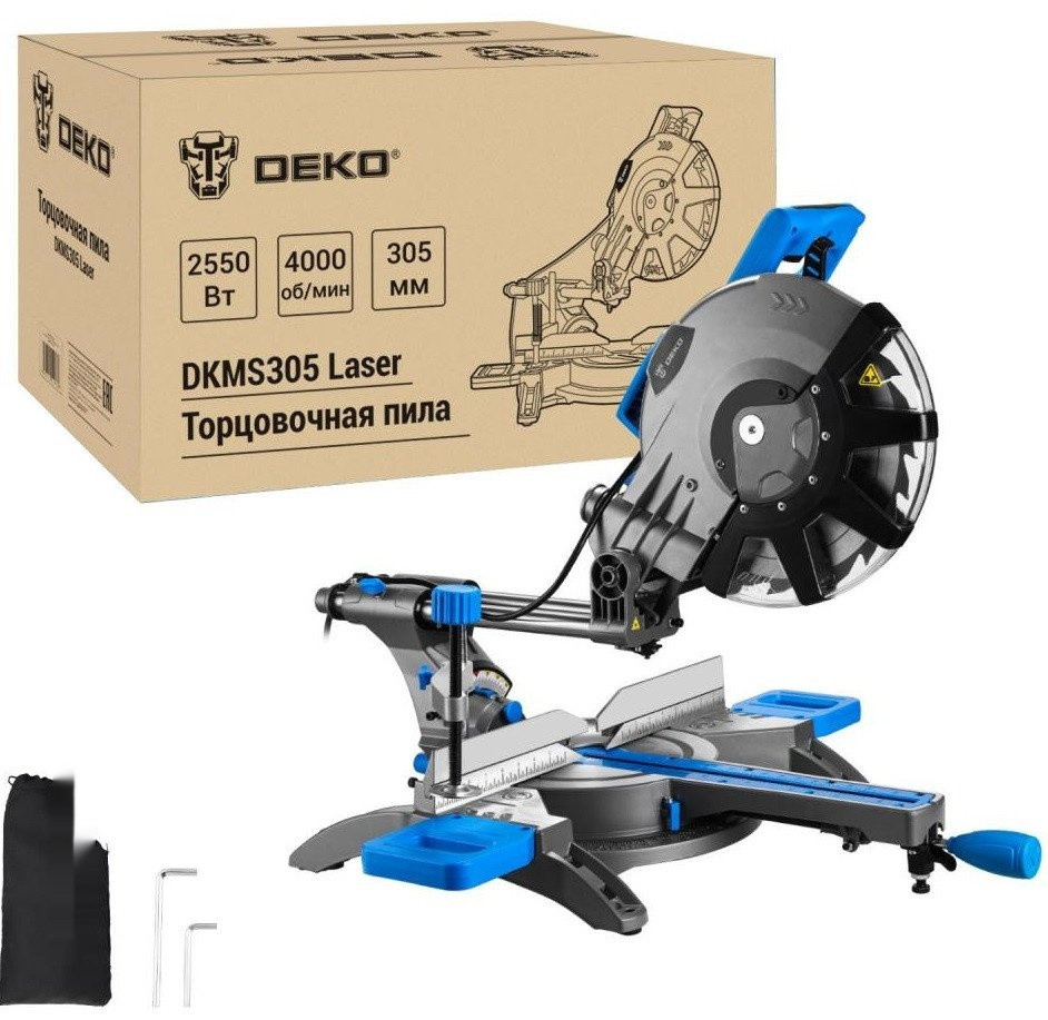 Торцовочная пила Deko DKMS305 Laser 084-1060