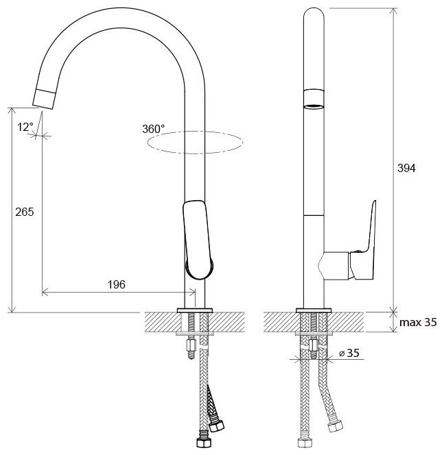 Смеситель Ravak Classic CL 016.00 Смеситель Ravak Classic CL 016.00