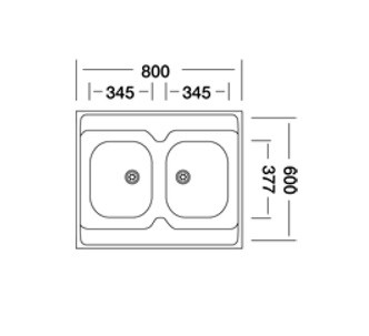 Кухонная мойка Kromevye N 232 Кухонная мойка Kromevye N 232