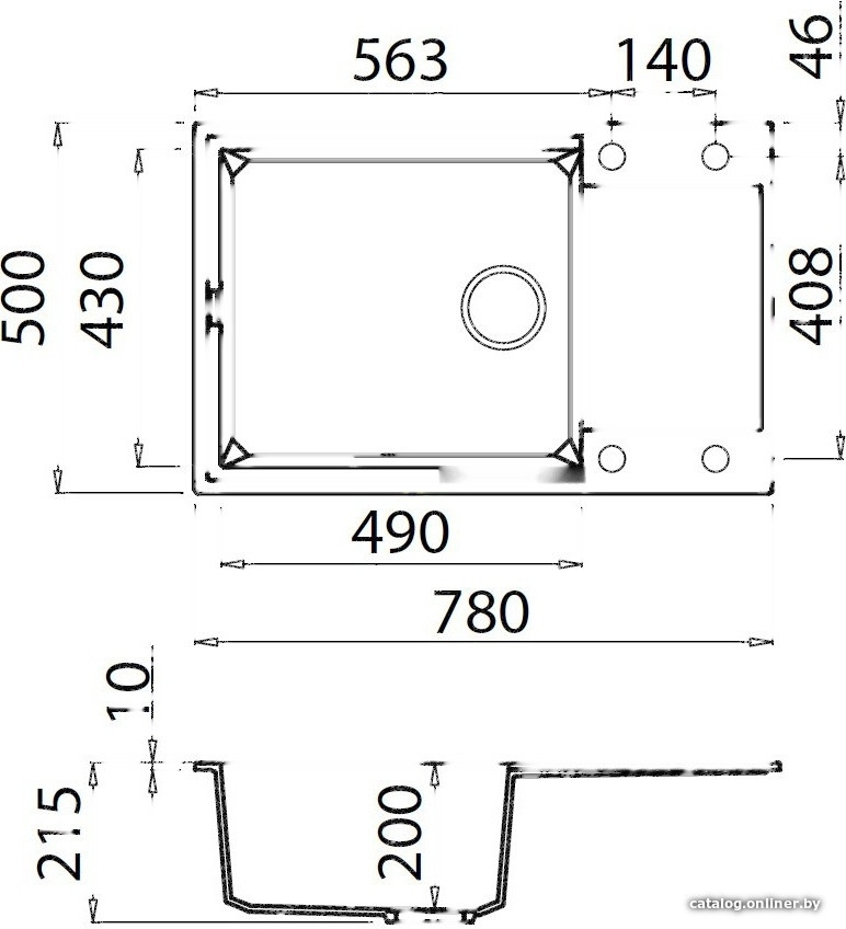 Кухонная мойка Elleci Easy 310 Tortora 43