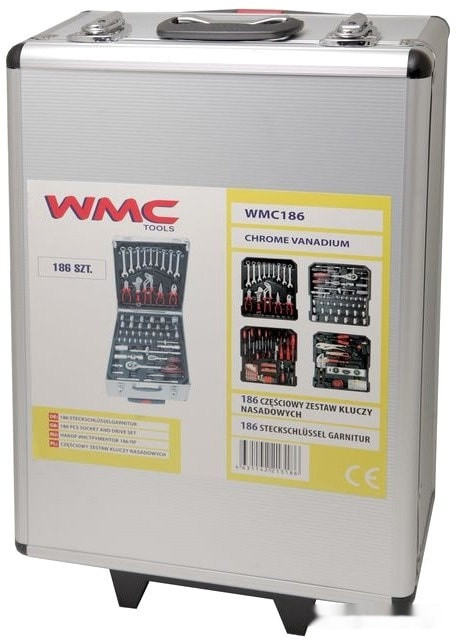 Универсальный набор инструментов WMC Tools WMC186 (186 предметов) Универсальный набор инструментов WMC Tools WMC186 (186 предметов)