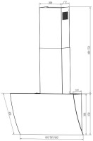 Вытяжка Elikor Wave 60 WH 243080 (белый)