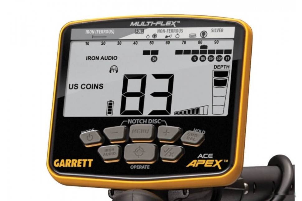 Металлоискатель Garrett Ace Apex (с беспроводными наушниками)