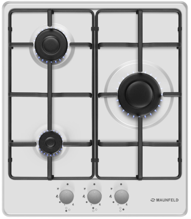 Варочная панель Maunfeld EGHE.43.3STS-EW Варочная панель Maunfeld EGHE.43.3STS-EW