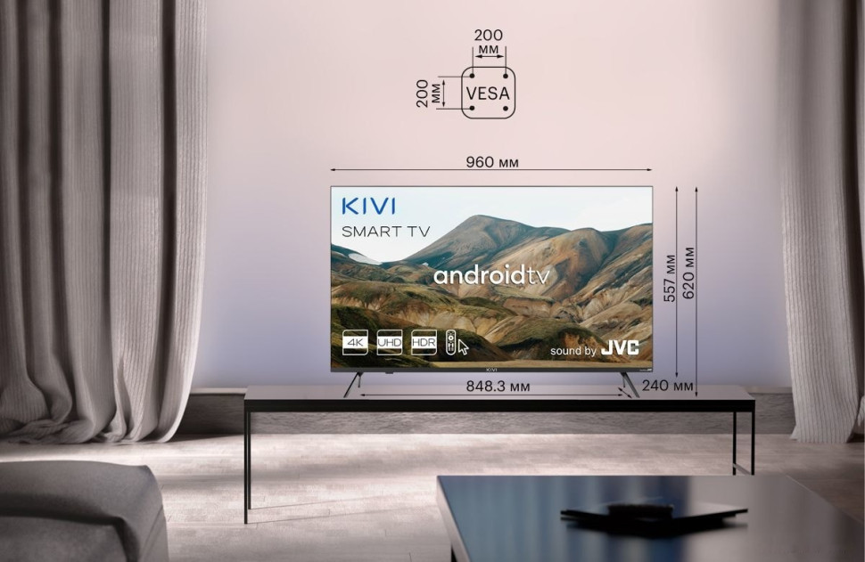 Телевизор Kivi 43U740LB Телевизор Kivi 43U740LB