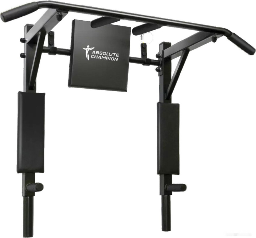 Турник с брусьями Absolute Champion Триумф (черный, черные ручки)
