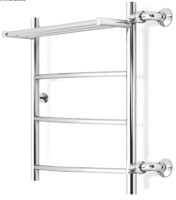 Полотенцесушитель водяной Granula Классик 50x60 с полкой (боковое подключение, правое)