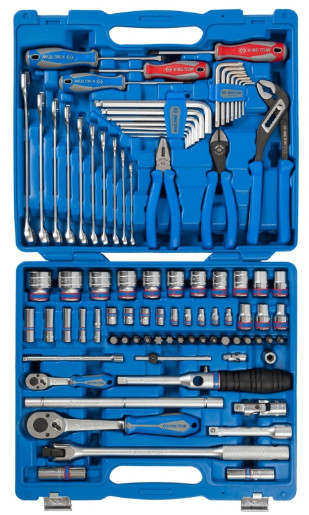 Универсальный набор инструментов King Tony 7587SR01 Универсальный набор инструментов King Tony 7587SR01