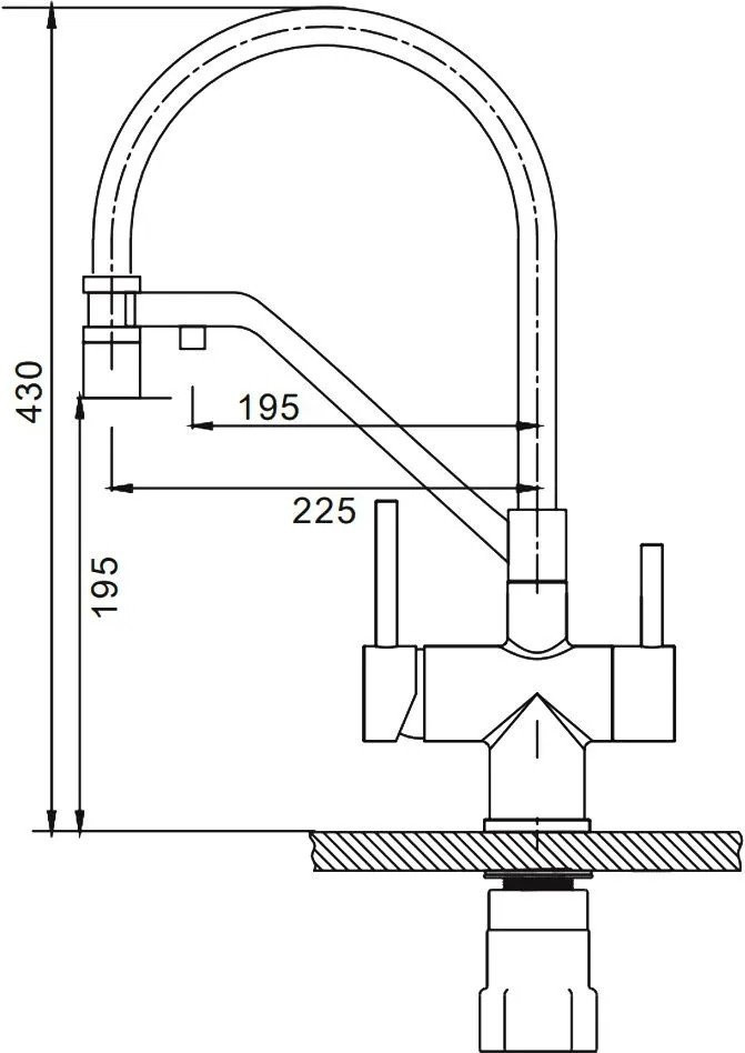 Смеситель Splenka S70.62.03 Смеситель Splenka S70.62.03