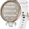 Умные часы Garmin Lily (кремово-золотистый/силиконовый ремешок)