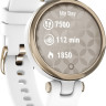 Умные часы Garmin Lily (кремово-золотистый/силиконовый ремешок)