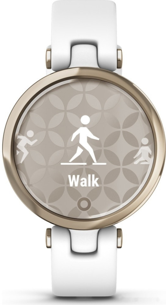 Умные часы Garmin Lily (кремово-золотистый/силиконовый ремешок)