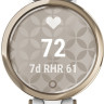 Умные часы Garmin Lily (кремово-золотистый/силиконовый ремешок)