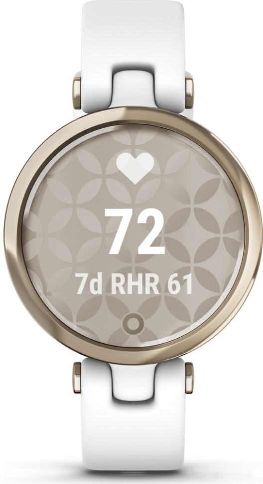 Умные часы Garmin Lily (кремово-золотистый/силиконовый ремешок)