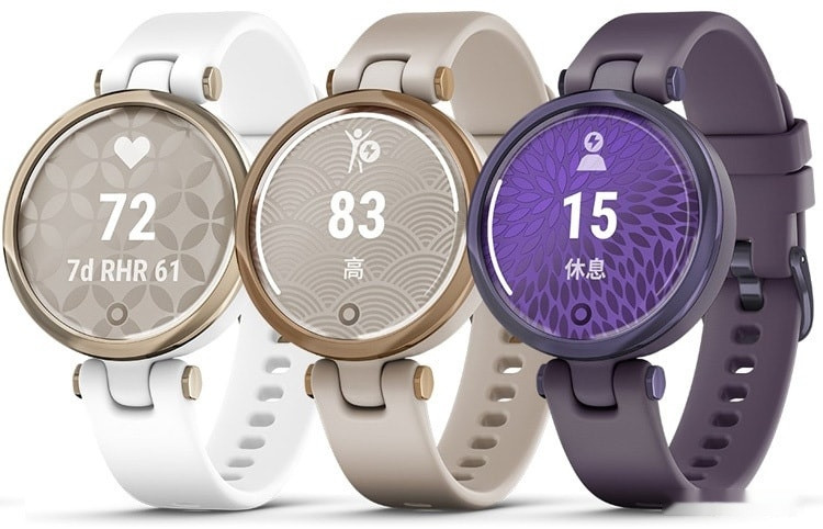 Умные часы Garmin Lily (кремово-золотистый/силиконовый ремешок)