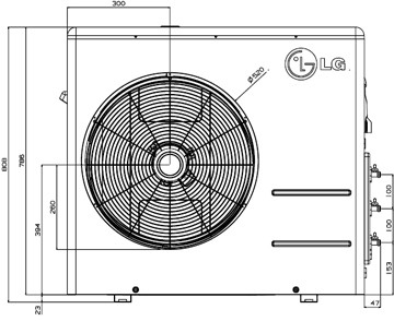 Внешний блок LG MU3M21