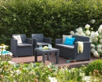 Набор садовой мебели Keter Alabama Set 17199240 (графит)