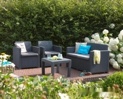 Набор садовой мебели Keter Alabama Set 17199240 (графит) Набор садовой мебели Keter Alabama Set 17199240 (графит)