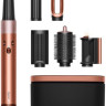 Фен Dyson Airwrap Complete Long HS08 i.d. (с переходником на евровилку, янтарный шелк)