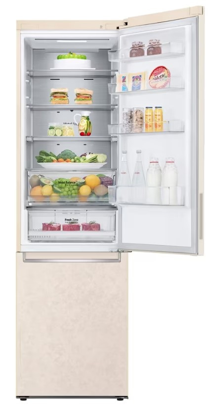 Холодильник с нижней морозильной камерой LG GC-B509SESM