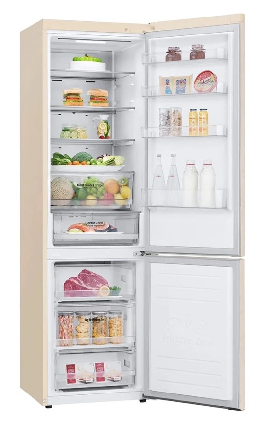 Холодильник с нижней морозильной камерой LG GC-B509SESM