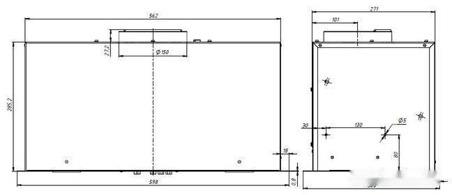 Вытяжка Elikor Cube 60П-1000 237811 (черный) Вытяжка Elikor Cube 60П-1000 237811 (черный)