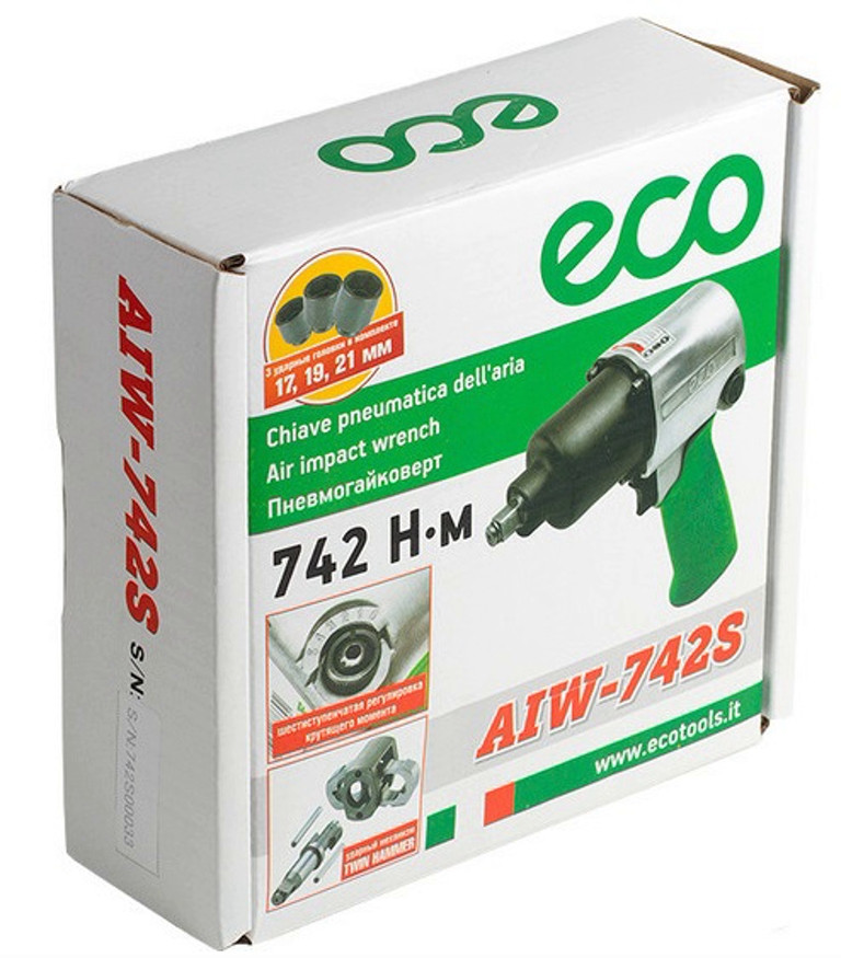 Пневмогайковерт Eco AIW-742S
