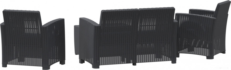 Набор садовой мебели Sundays Tonga 1806136B (черный) Набор садовой мебели Sundays Tonga 1806136B (черный)