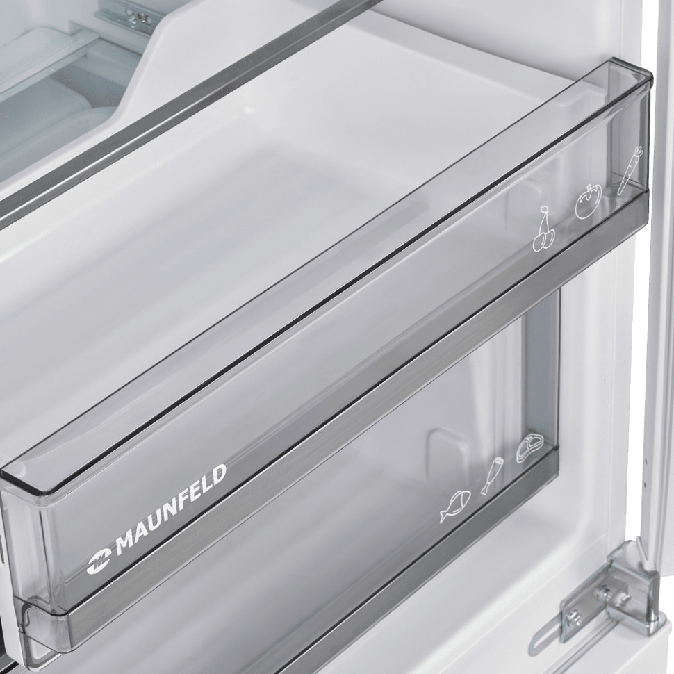 Холодильник Maunfeld MBF177NFWHGR