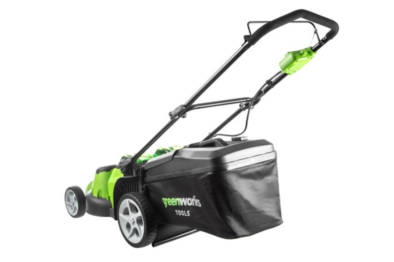 Газонокосилка электрическая Greenworks G40LM49DBK4 (2500207VB) Газонокосилка электрическая Greenworks G40LM49DBK4 (2500207VB)