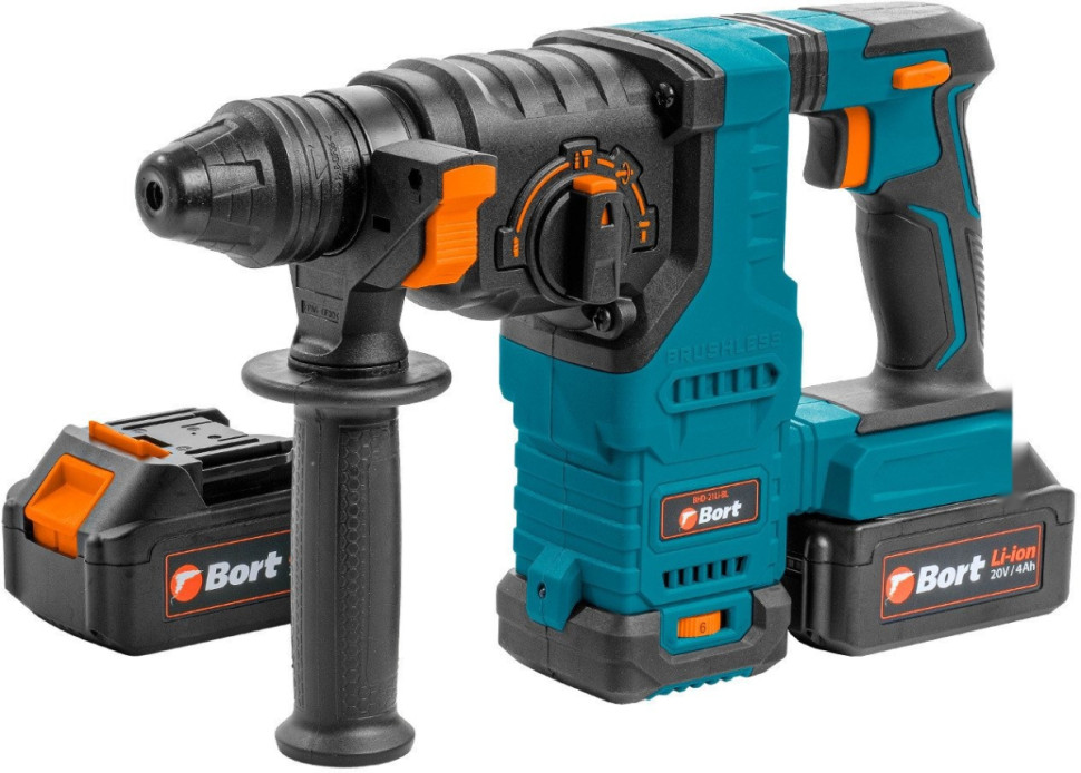 Перфоратор BORT BHD-21Li-BL 93413410 (с 2-мя АКБ, кейс)