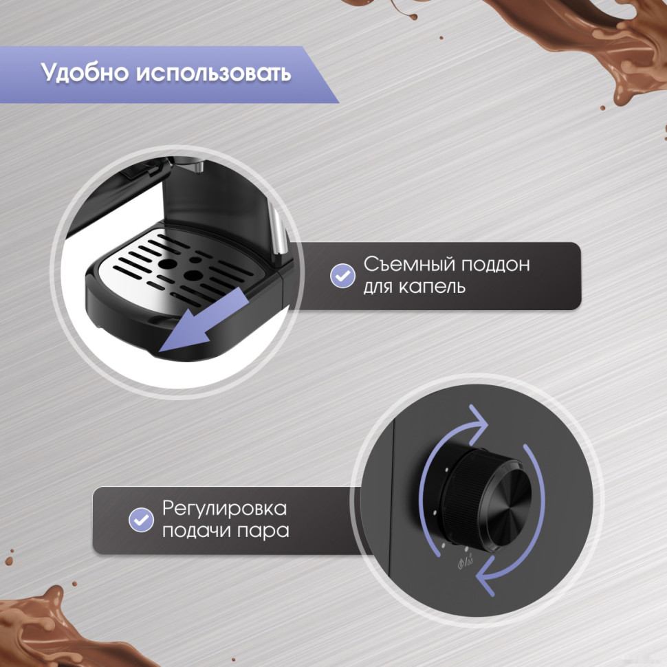 Рожковая кофеварка Zigmund & Shtain Al caffe ZCM-900 Рожковая кофеварка Zigmund & Shtain Al caffe ZCM-900