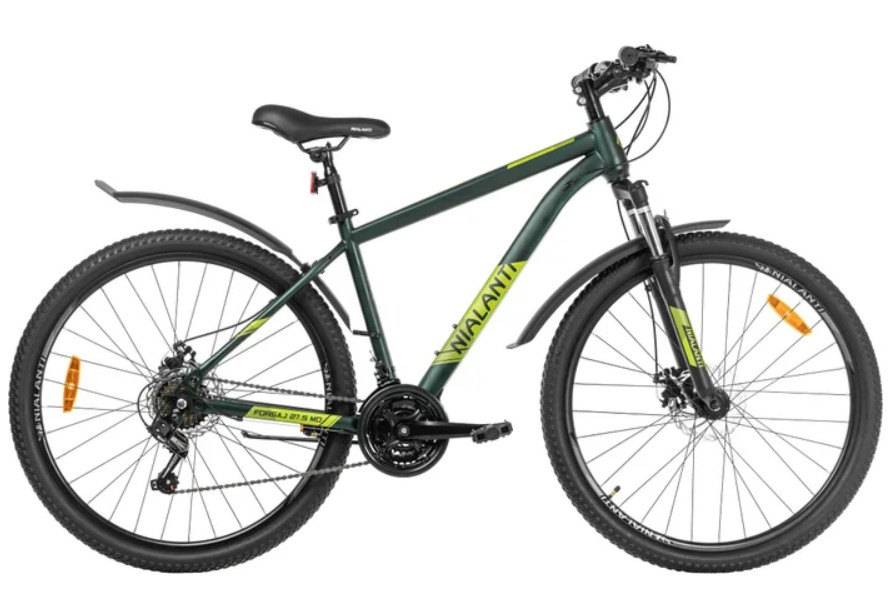 Велосипед Nialanti ForsaJ MD 27.5 21.5 2024 (зеленый матовый)