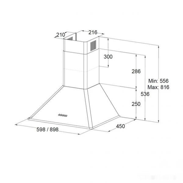 Вытяжка Zigmund & Shtain K 148.6 X