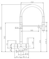 Смеситель Zorg Asgard Premium PVD (gunblack)