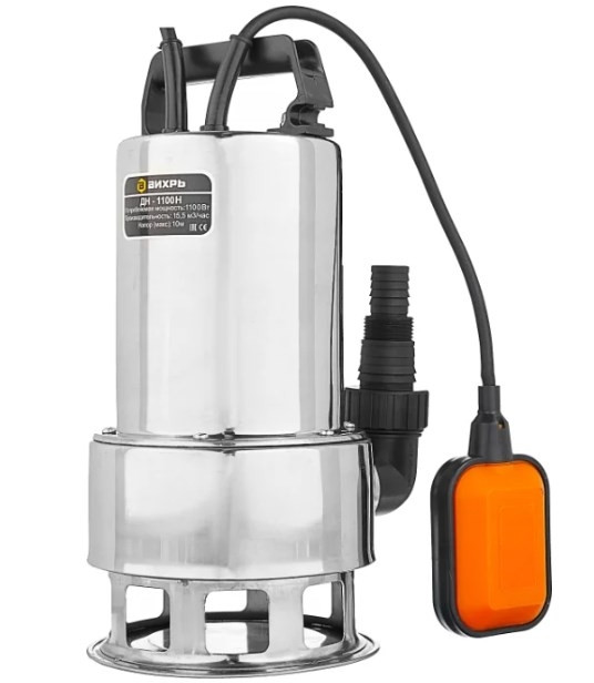 Погружной насос Вихрь ДН-1100Н Погружной насос Вихрь ДН-1100Н