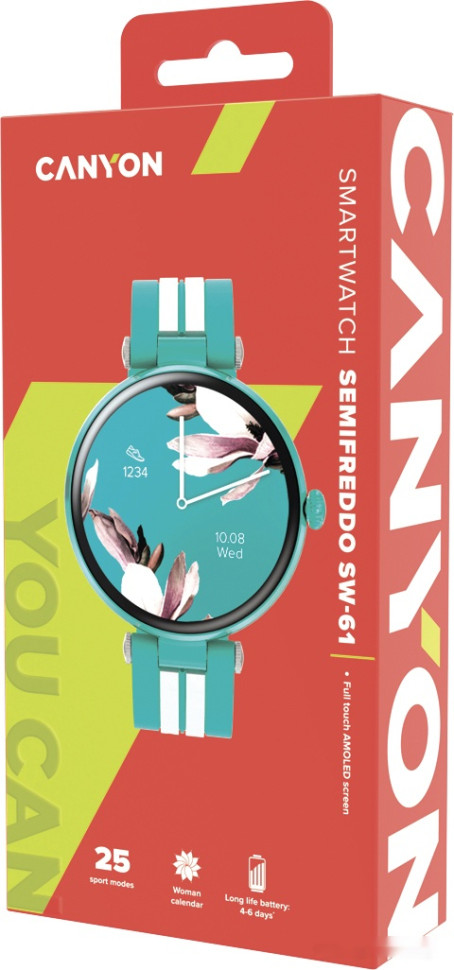 Умные часы Canyon Semifreddo SW-61 (мятный) Умные часы Canyon Semifreddo SW-61 (мятный)