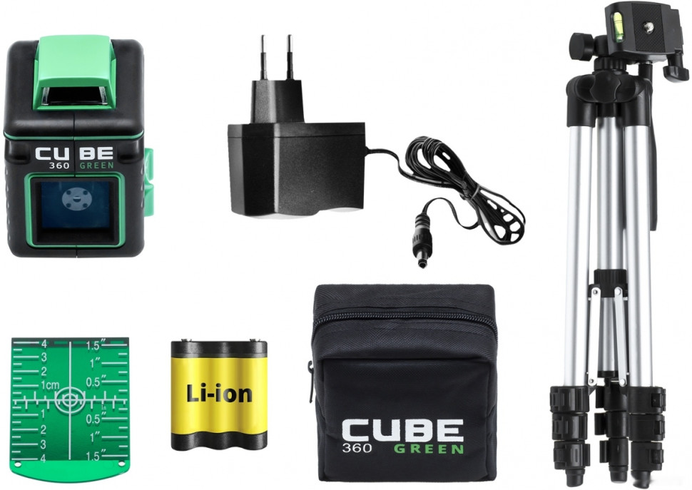 Лазерный нивелир ADA Instruments Cube 360 Green Professional Edition А00535