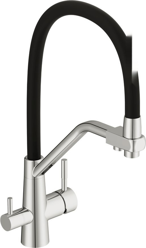 Смеситель Cersanit Vivo однорычажный с фильтром с гибким изливом 68217 (хром)